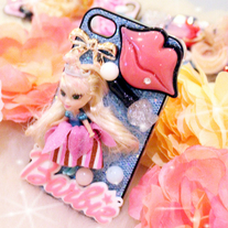 New Bling Crystal Sparkle Barbie Doll iPhone 4/4S Case #4