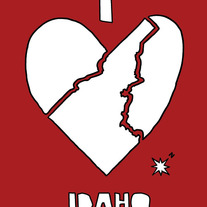 Idaho love, 5x7 print