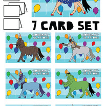 Centaurs Congrats 7 card set