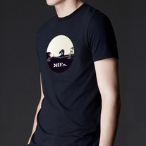 Rhythms Tee, Black