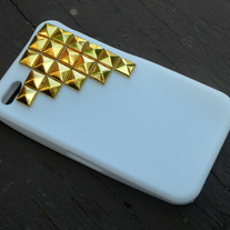 White Studded iPhone 4/4s Case