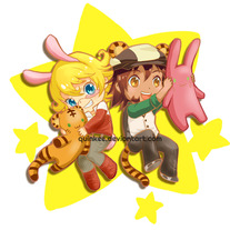 Tiger & Bunny Oversized Postcard