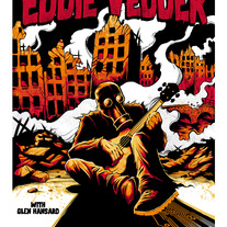 Eddie Vedder Amsterdam 2012 Tour Poster