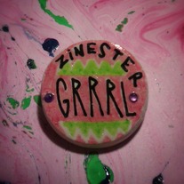ZINESTER GRRRL - badge