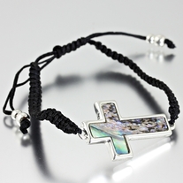 Cross adjustable bracelet