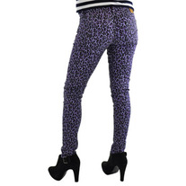 RAWR! WILDCAT PURPLE LEOPARD SKINNY JEANS