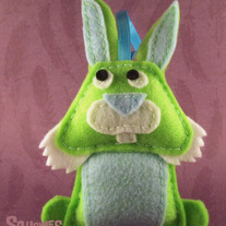 Felt Animal Easter Decoration - Harvey the bunny