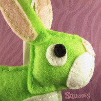 Easter Animal Ornament - Sprout the bunny