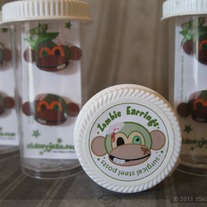 Zombie Monkey Head Earrings - Surgical Steel