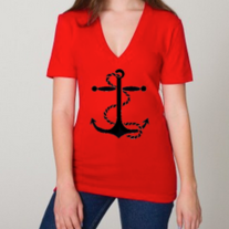 Navy Red-LARGE