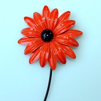 Vintage Brooch Pin - Sassy Black-Eyed Susan