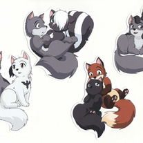 Stickers - RW Chibi Couples