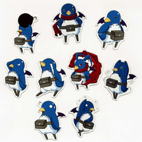 Mini Magnets - Disgaea Prinnies Magnets (Fanart)