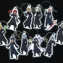 Keychains - KH Organization XIII Character Keychains (Fanart)