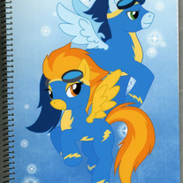 Notebook L - My Little Pony FiM: Wonderbolts (Fanart)