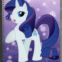 Notebook L - My Little Pony FiM: Rarity (Fanart)