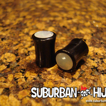 Organic Horn & Mother of Pearl Saddle Plug