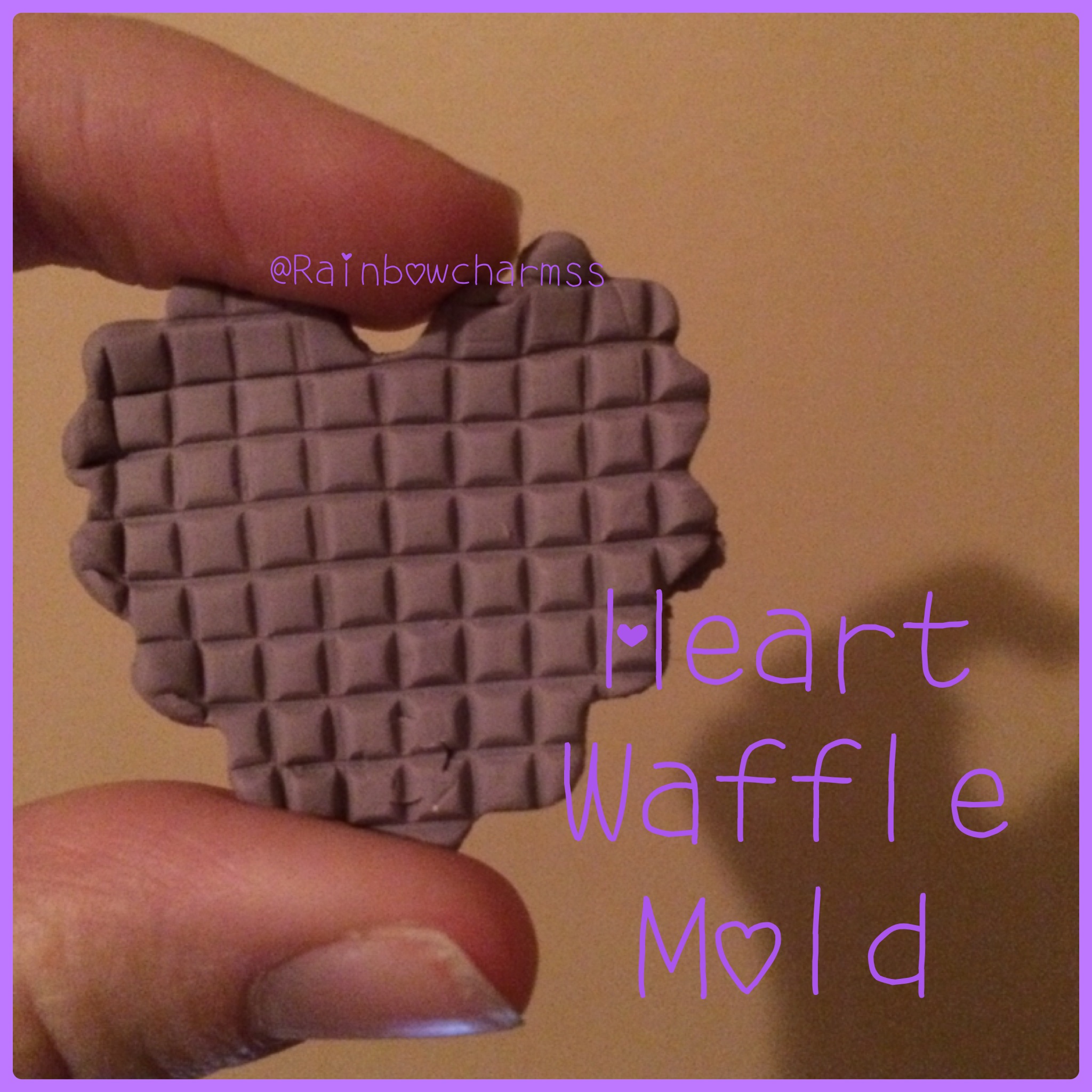 Polymer Clay Waffle Mold on Storenvy
