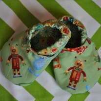 Robot Crib Shoes