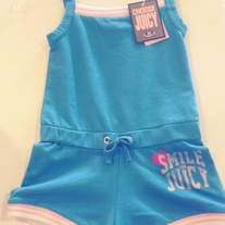 Juicy Couture Beach Towel Blue Romper
