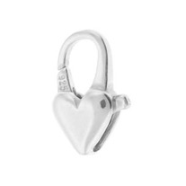 Monogram Bracelet Clasp Upgrade-14mm Puffed Heart Lobster Claw 