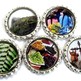 Trekking around Peru - Fridge Bottle Cap Photo Magnet Set - Thumbnail 4