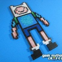 Adventure Time Finn the Human Custom Designed Perler Bead Sprite Decoration