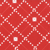 Fat Quarter-Little Apples Red Checked Sweater/1851511