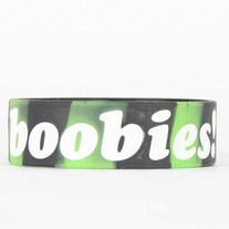 I ♥ BOOBIES - I LOVE BOOBIES ZOMBIE GRUNGE WRISTBAND