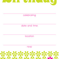Birthday fill-ins | Groovy