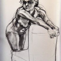 Leaning Chair Nude