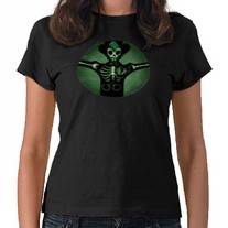 Never Send a Monster X-Ray Womens Shirt
