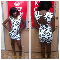 Black & White Tribal Dress