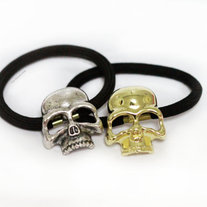 Skull Hair Accessories - Gold
