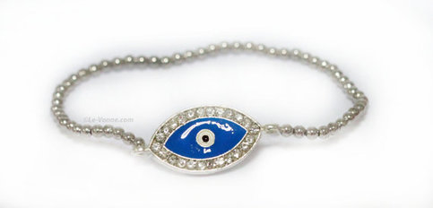 Evil Eye Bracelet - Silver