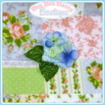 Blue & Green Flowery Star