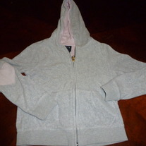GRAY GAP KIDS HOODED SWEATSHIRT-SIZE M (8)