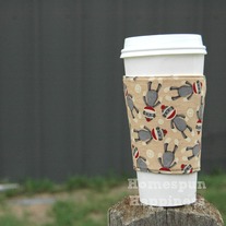 Coffee Cozy ~ Sock Monkeys