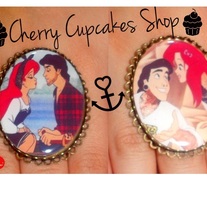 Hipster Tattooed Ariel & Eric RINGS