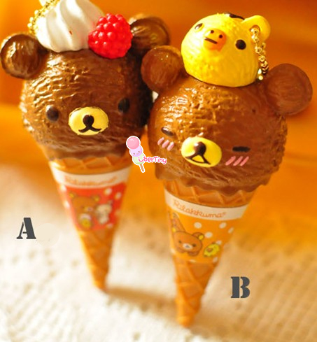 rilakkuma ice cream plush