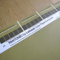 Vintage PANTONE® Poster - Pantone 111U 
