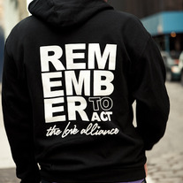 Remember to Act Zip Up Hoody