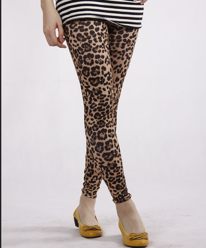 leopard gym tights