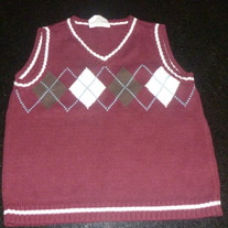 Burgundy Sweater Vest-Crazy 8 Size 2T