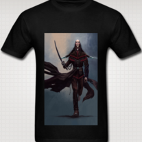 "THE PREACHER" T Shirt for Men (Black)
