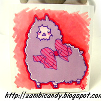 Alpaca mini marker piece