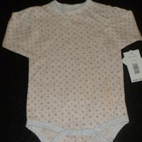 LS Paw Print Onesie-NEW-Rene Rafe Baby Size 0-3 Months