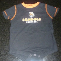 Bengals Football Onesie-NFL Team Apparel Reebok Size 18 Months
