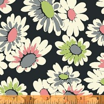 Fat Quarter-Tea For Two Large Flowers/317551
