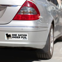 One Nation Under Pug :: Large Sticker